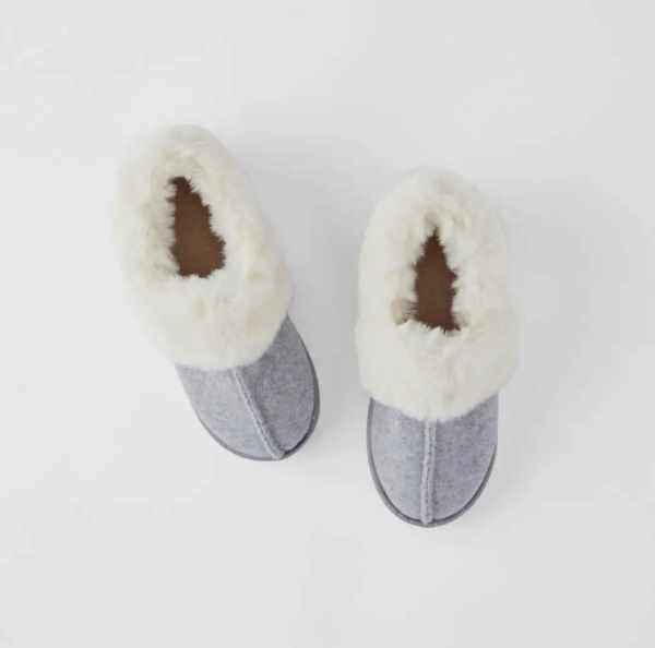 Giày - Marle Felt Slipper - Grey